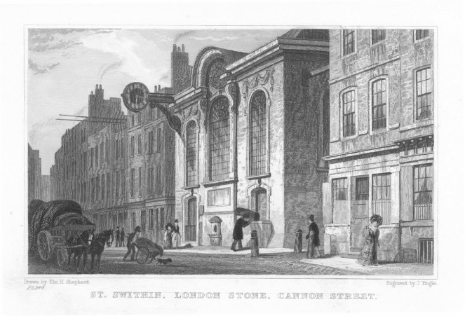 St_Swithins_London_Stone_church_1831