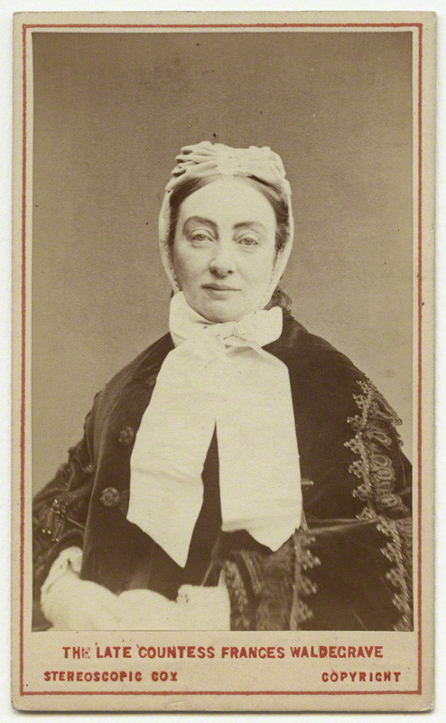 Frances Elizabeth Anne (née Braham), Countess Waldegrave by London Stereoscopic & Photographic Company (© National Portrait Gallery, London)