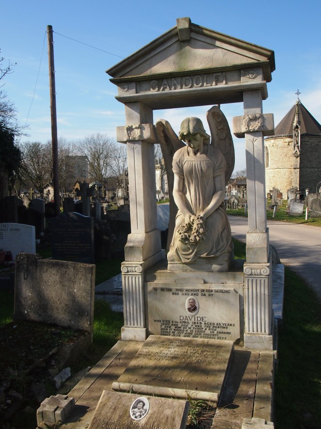 The impressive grave of the Gandolfi family