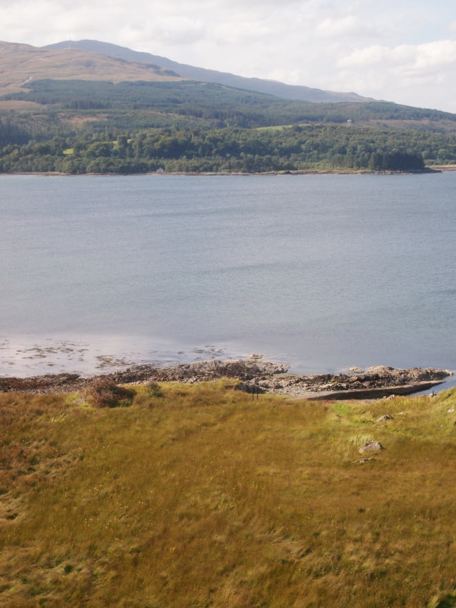 The rocky shores where a ship was wrecked close to Duart Castle in [year]