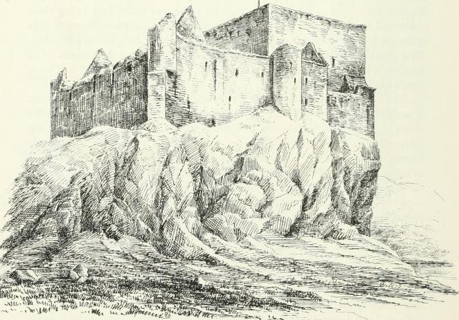 Image of the ruined Duart Castle from the 1887 book "The castellated and domestic architecture of Scotland, from the twelfth to the eighteenth century" (image via Wikimedia Commons)